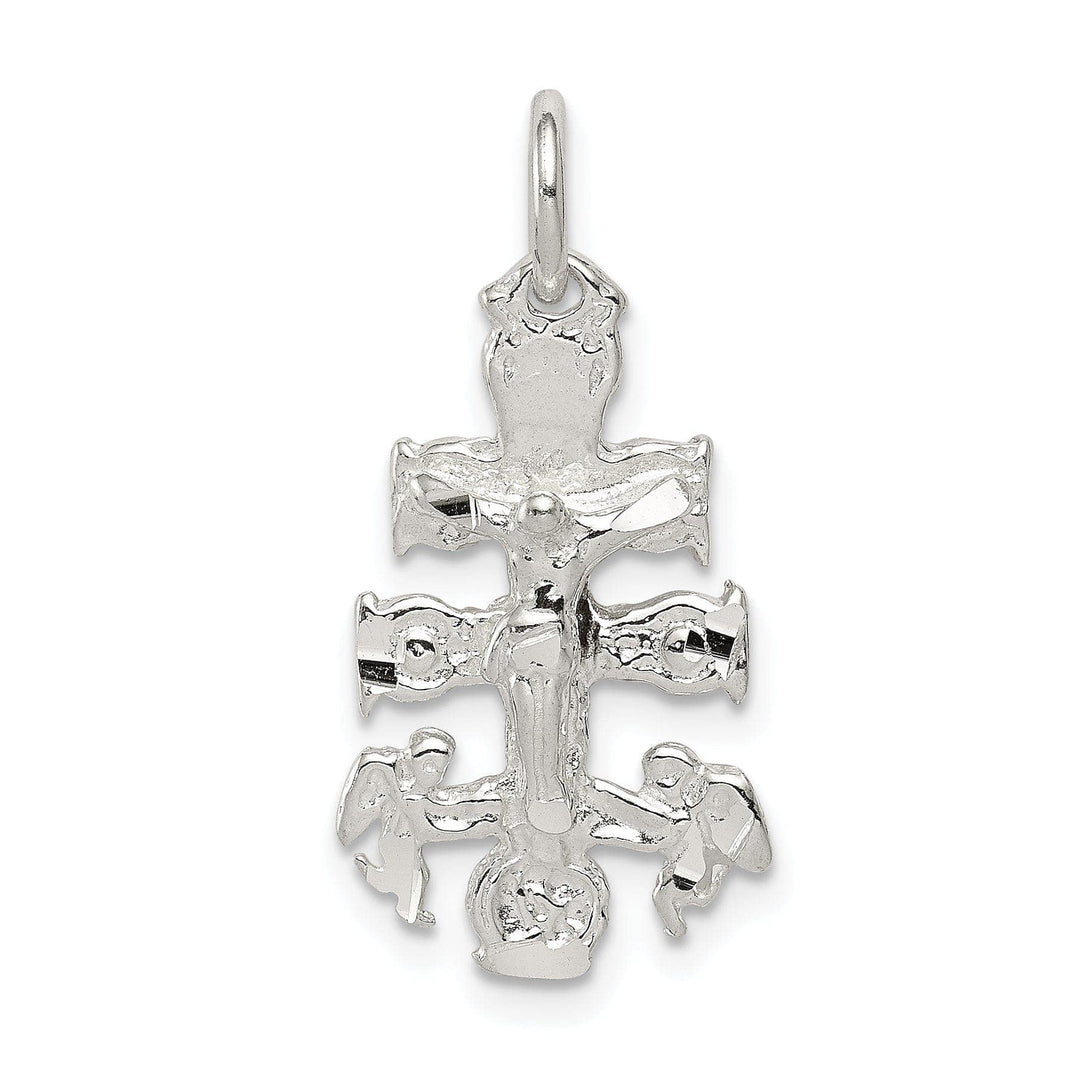 Lovely Rita's Pendants & Charms Sterling Silver Cara Vaca Crucifix Pendant