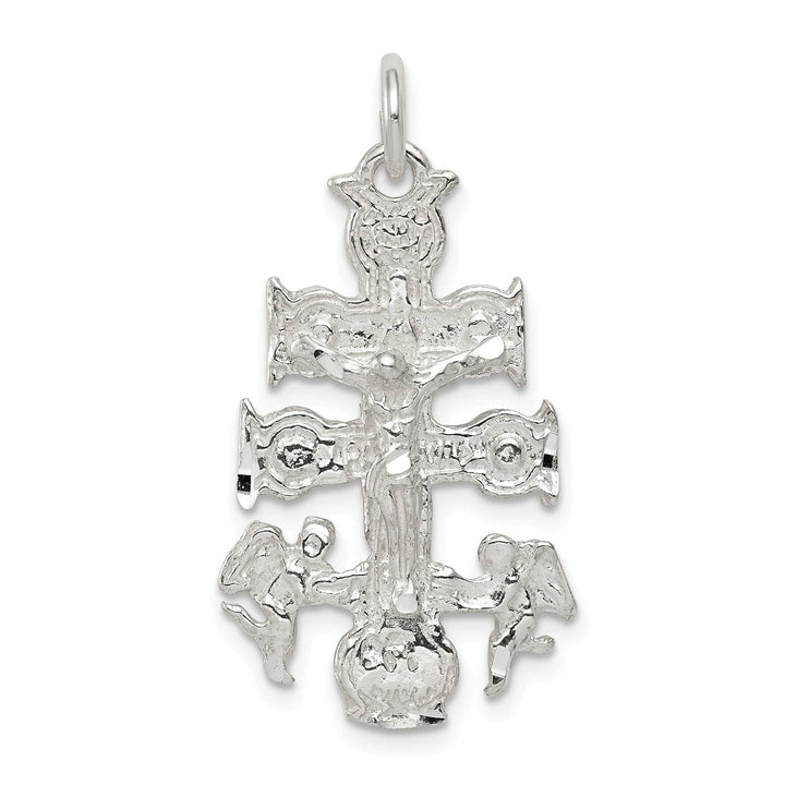 Lovely Rita's Pendants & Charms Sterling Silver Cara Vaca Crucifix Pendant