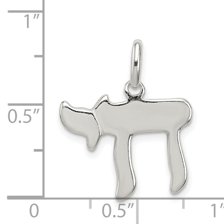 Lovely Rita's Pendants & Charms Sterling Silver Chai (Life) Charm