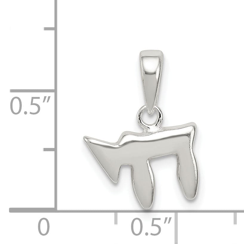 Lovely Rita's Pendants & Charms Sterling Silver Chai Pendant