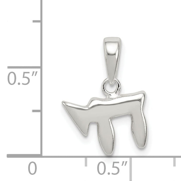 Lovely Rita's Pendants & Charms Sterling Silver Chai Pendant