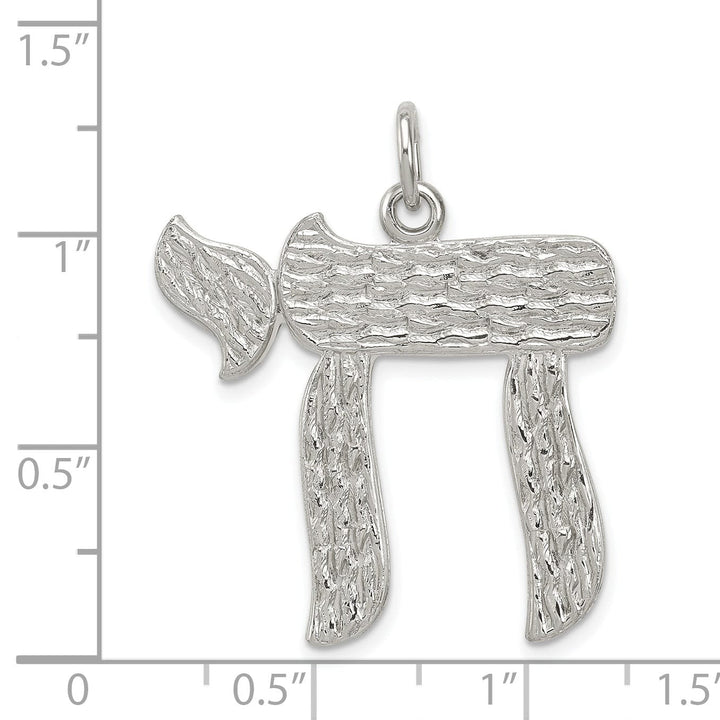 Lovely Rita's Pendants & Charms Sterling Silver Chai Pendant