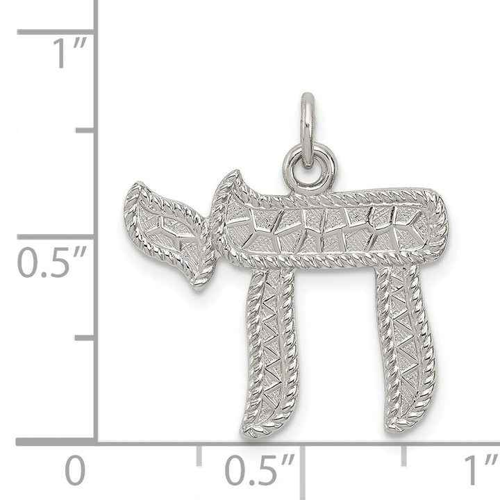 Lovely Rita's Pendants & Charms Sterling Silver Chai Pendant