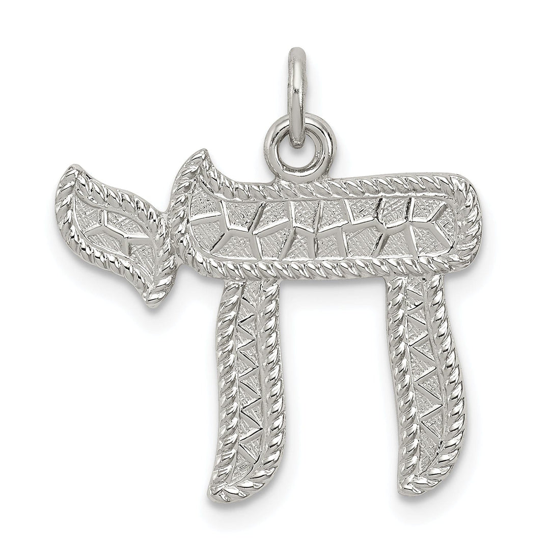 Lovely Rita's Pendants & Charms Sterling Silver Chai Pendant