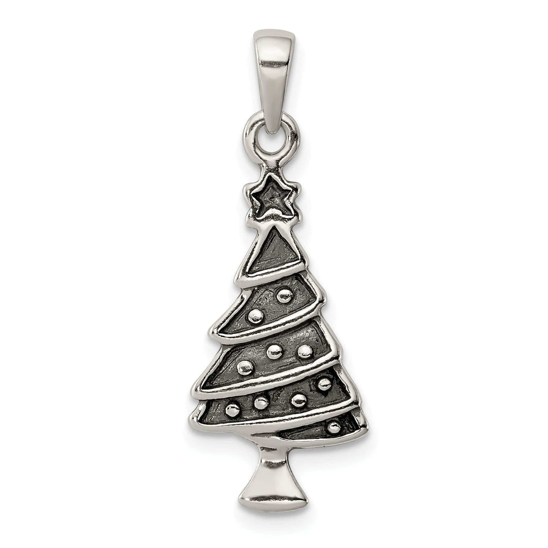 Lovely Rita's Pendants & Charms Sterling Silver Christmas Tree Pendant
