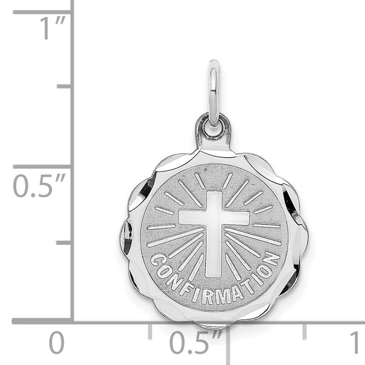 Lovely Rita's Pendants & Charms Sterling Silver Confirmation Disc Charm