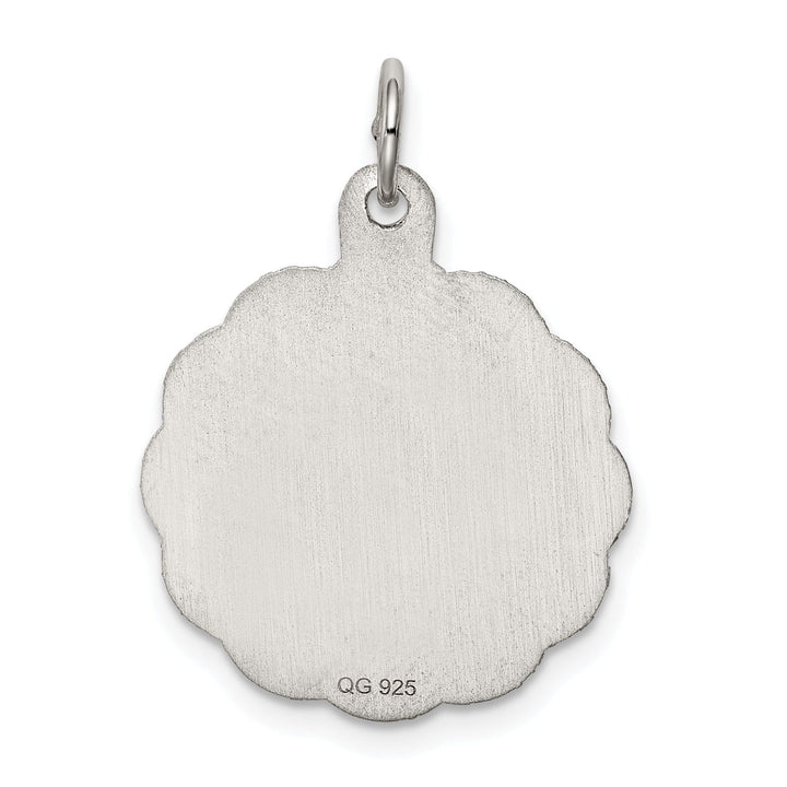 Lovely Rita's Pendants & Charms Sterling Silver Cross Disc Charm