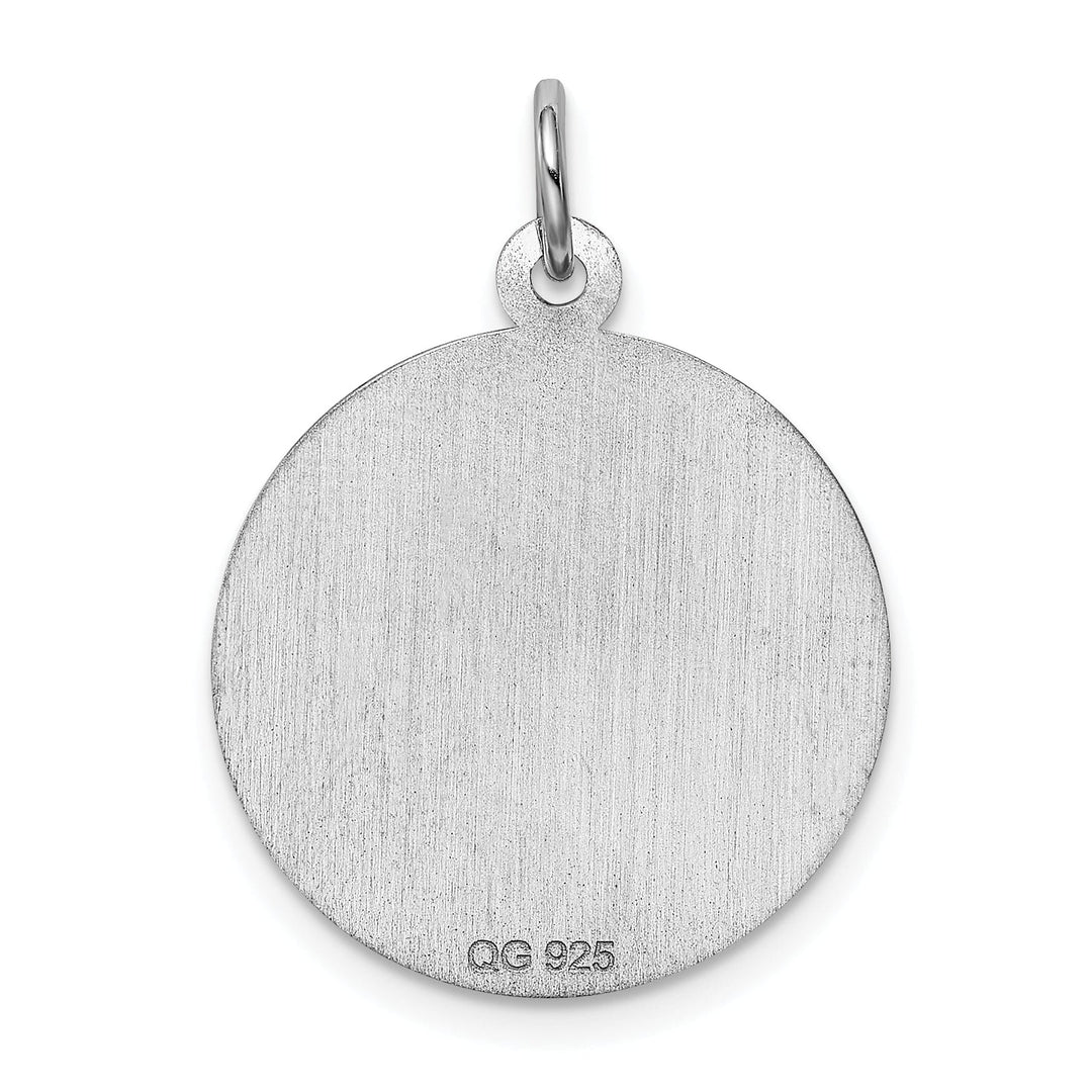Lovely Rita's Pendants & Charms Sterling Silver Cross Disc Charm