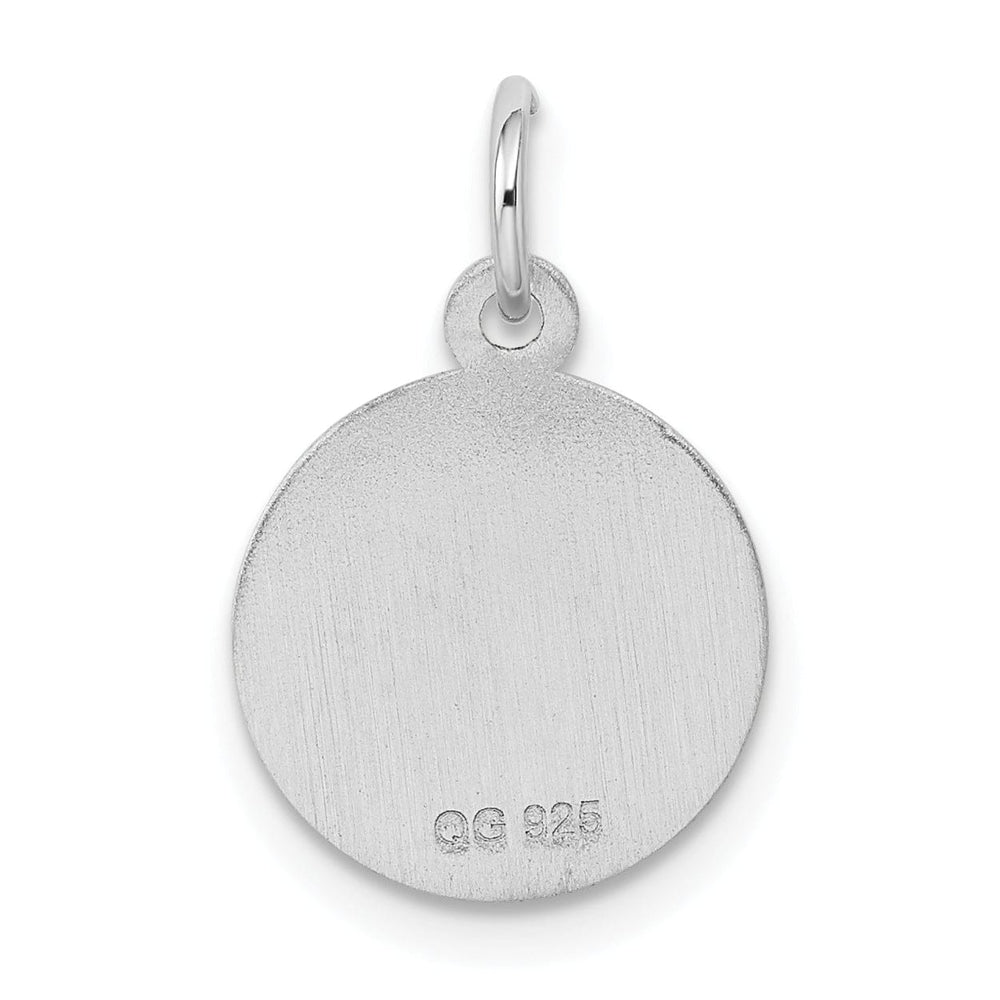 Lovely Rita's Pendants & Charms Sterling Silver Cross Disc Charm