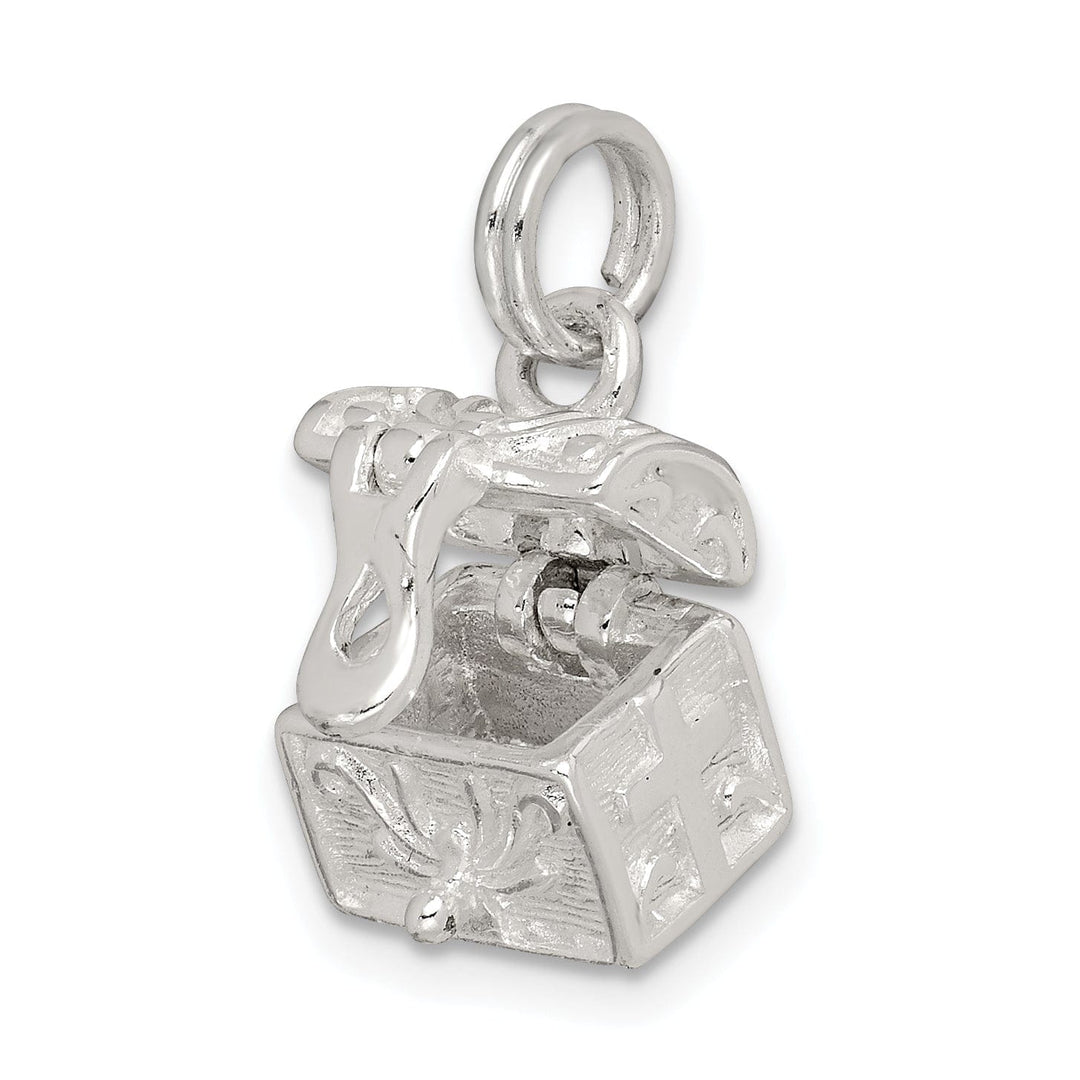 Lovely Rita's Pendants & Charms Sterling Silver Cross Prayer Box Charm