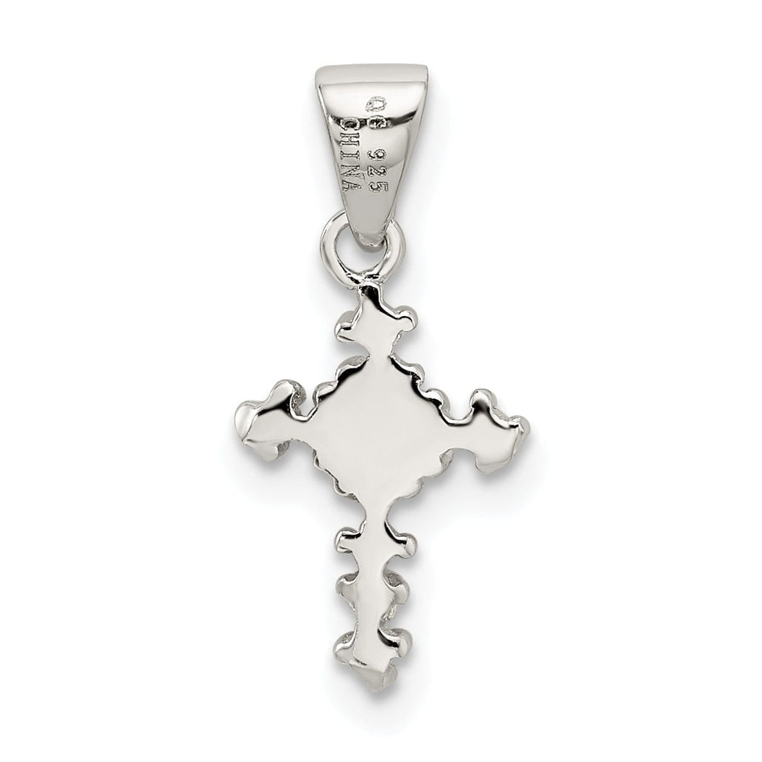 Lovely Rita's Pendants & Charms Sterling Silver Cubic Zirconia Cross Pendant