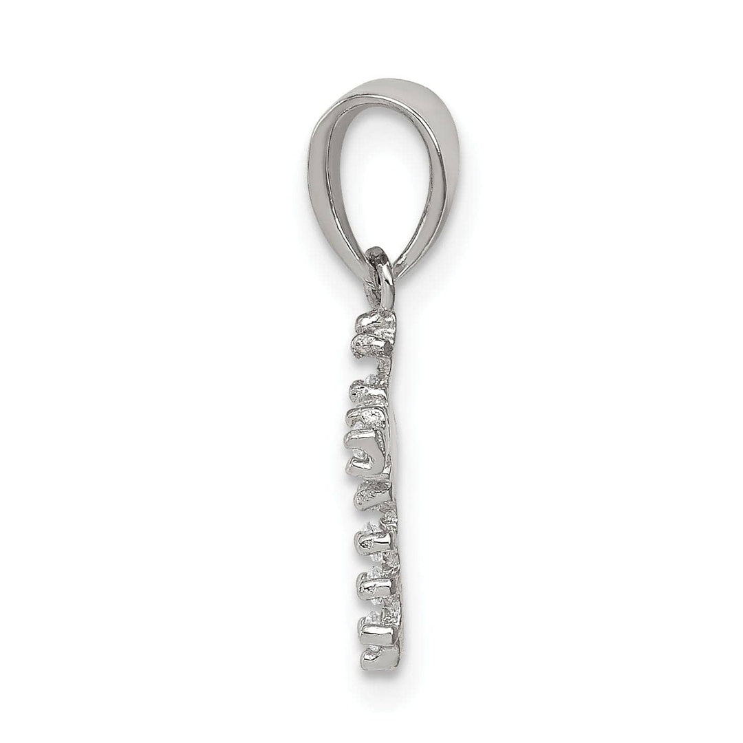 Lovely Rita's Pendants & Charms Sterling Silver Cubic Zirconia Cross Pendant