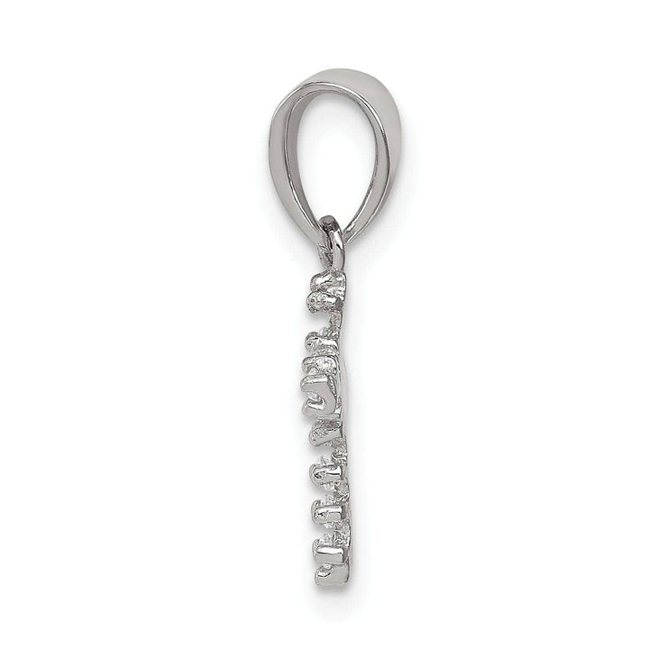 Lovely Rita's Pendants & Charms Sterling Silver Cubic Zirconia Cross Pendant