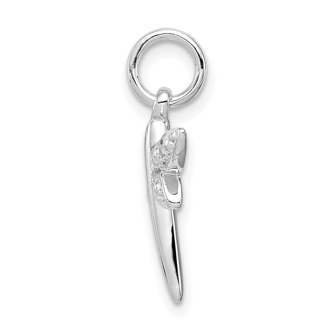 Lovely Rita's Pendants & Charms Sterling Silver Cubic Zirconia Dragonfly Charm