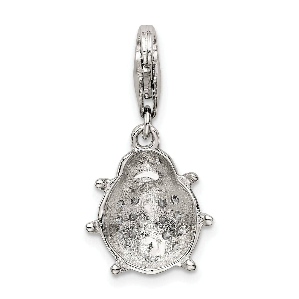 Lovely Rita's Pendants & Charms Sterling Silver Cubic Zirconia Lady Bug Pendant