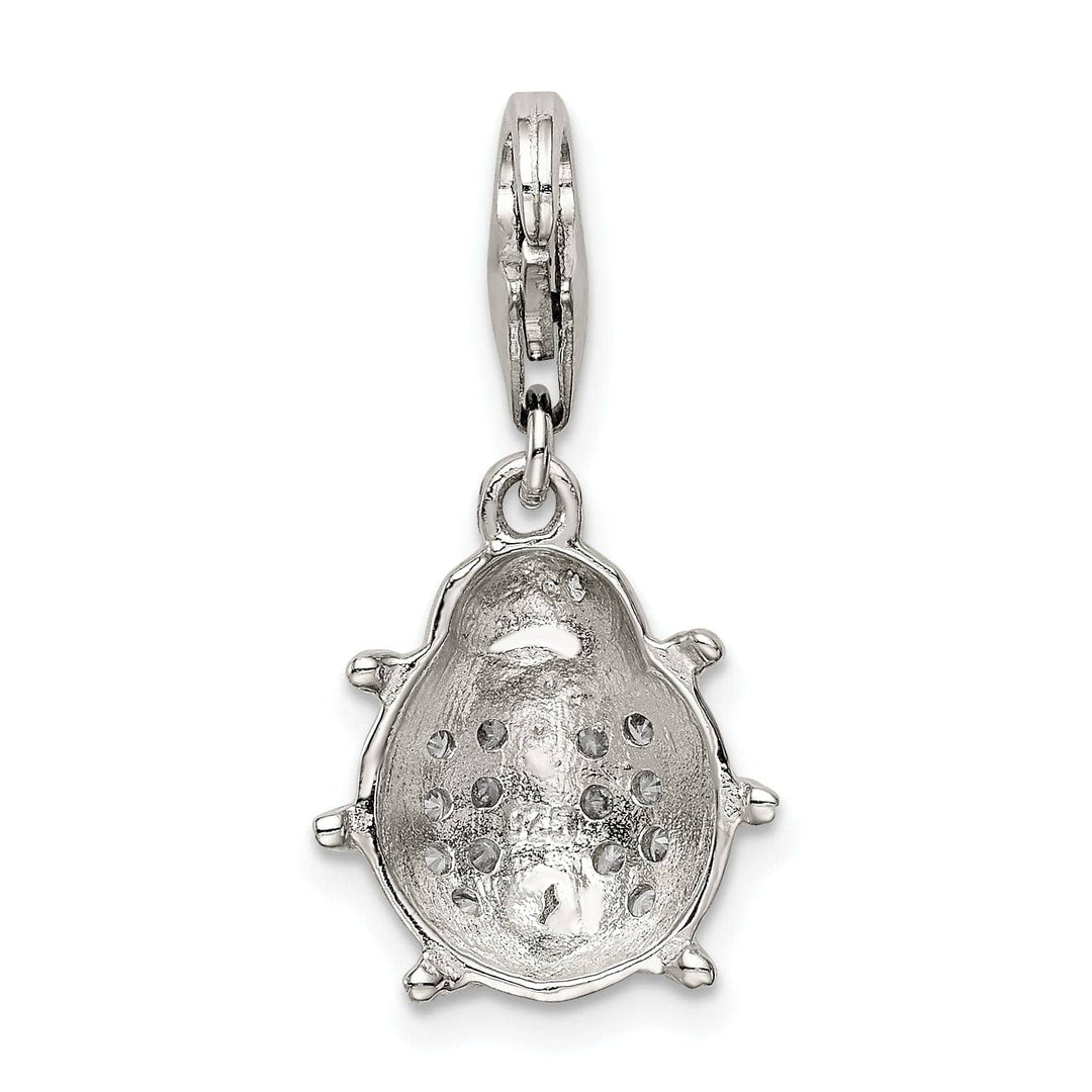 Lovely Rita's Pendants & Charms Sterling Silver Cubic Zirconia Lady Bug Pendant