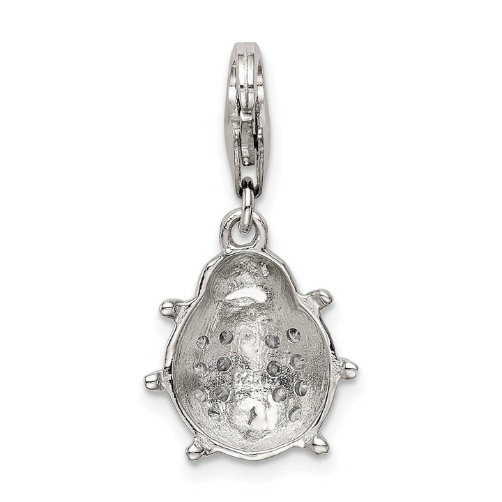 Lovely Rita's Pendants & Charms Sterling Silver Cubic Zirconia Lady Bug Pendant
