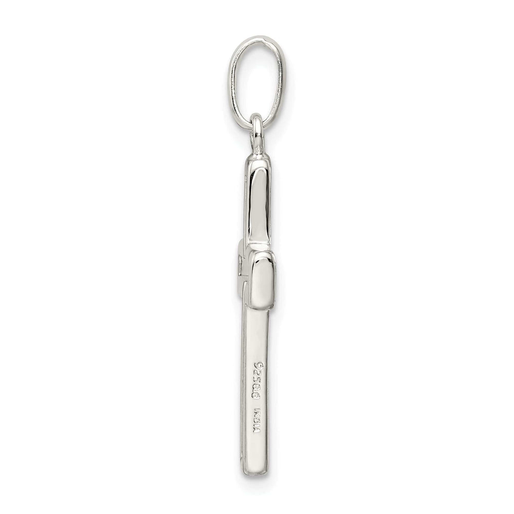 Lovely Rita's Pendants & Charms Sterling Silver Cut-out Cross Charm Pendant