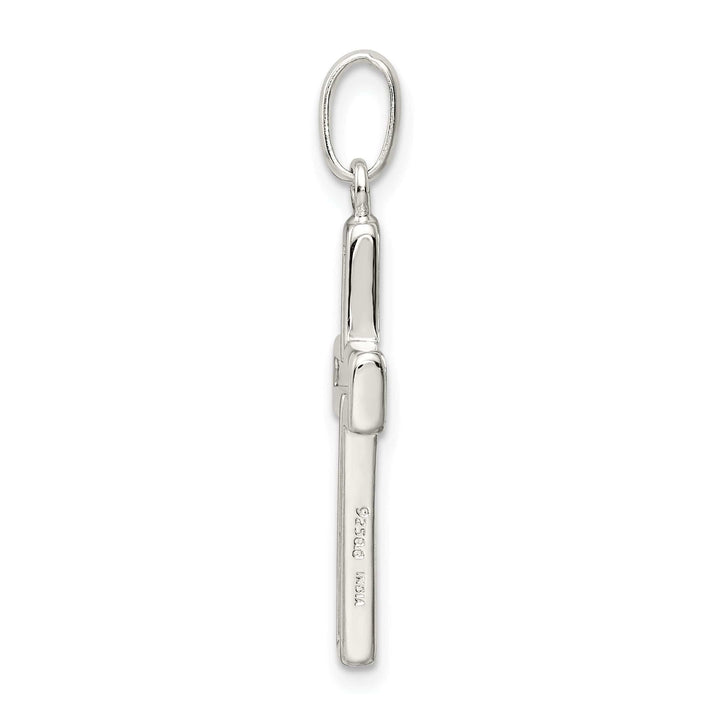 Lovely Rita's Pendants & Charms Sterling Silver Cut-out Cross Charm Pendant
