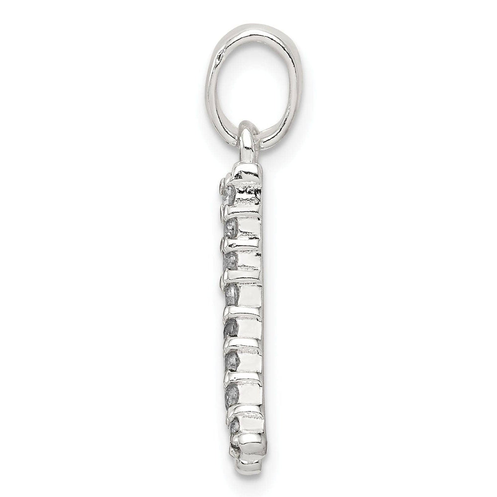 Lovely Rita's Pendants & Charms Sterling Silver CZ Initial A Charm Pendant