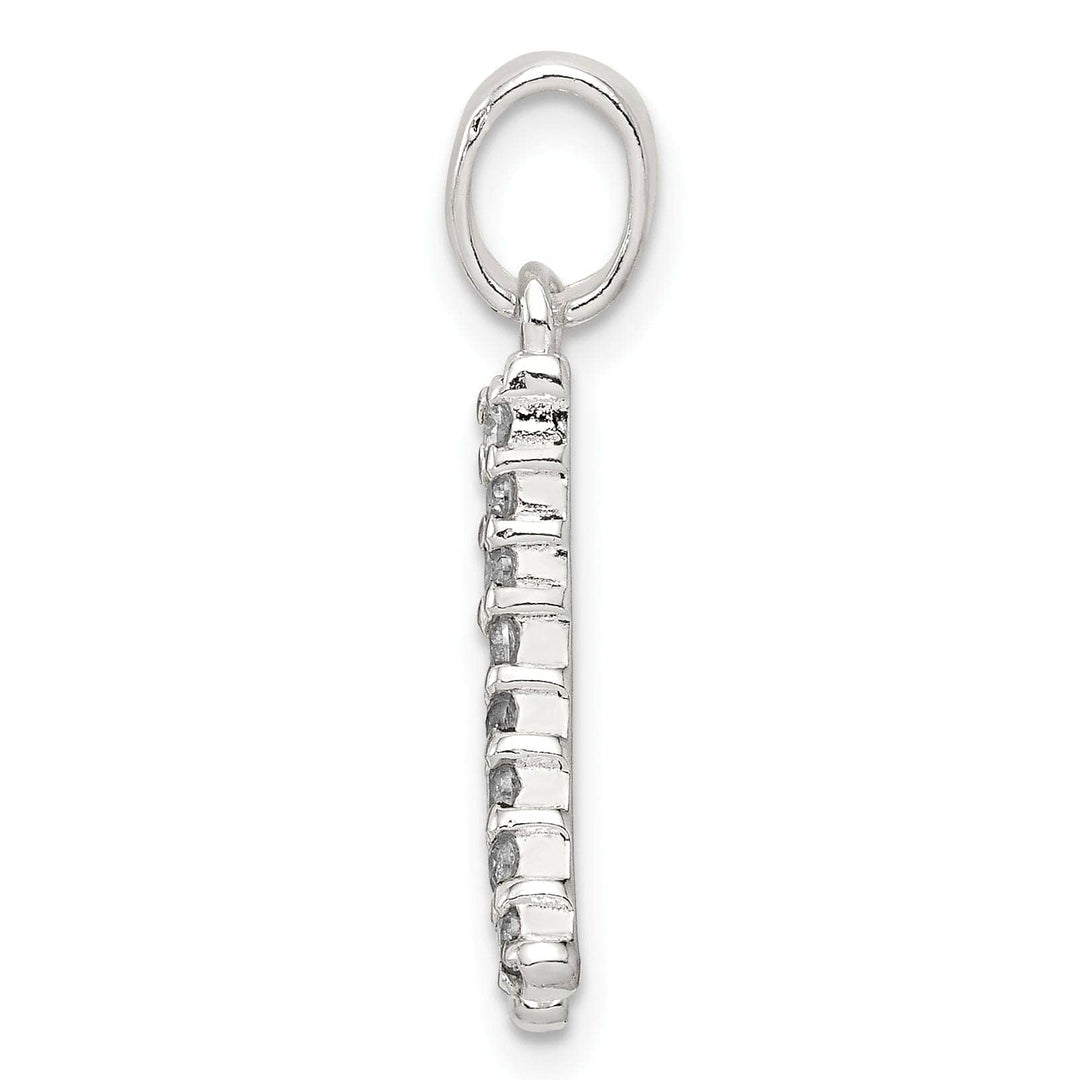 Lovely Rita's Pendants & Charms Sterling Silver CZ Initial A Charm Pendant