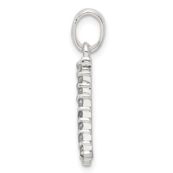 Lovely Rita's Pendants & Charms Sterling Silver CZ Initial A Charm Pendant