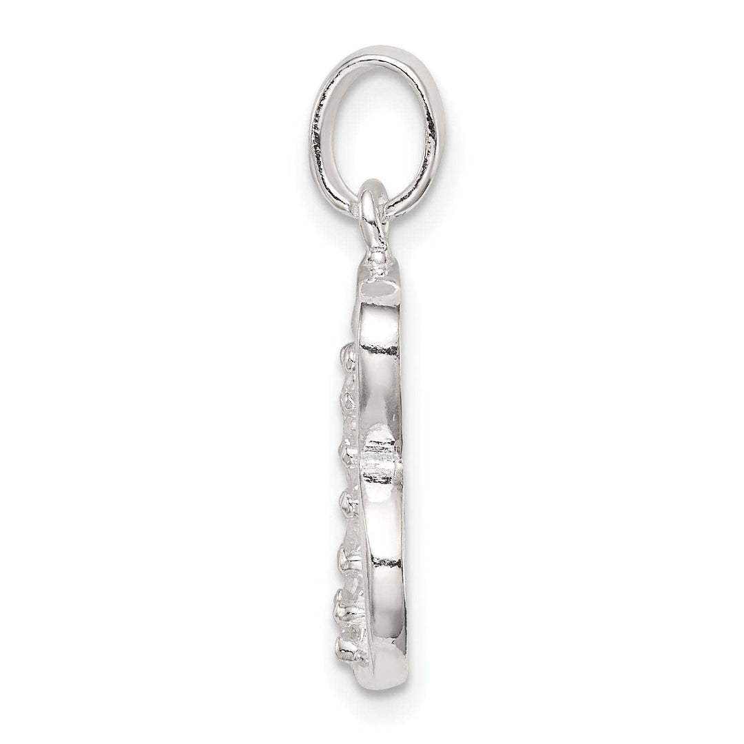 Lovely Rita's Pendants & Charms Sterling Silver CZ Initial B Charm Pendant