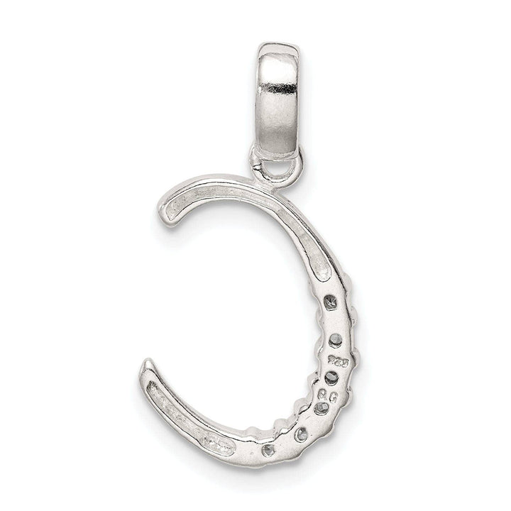 Lovely Rita's Pendants & Charms Sterling Silver CZ Initial C Charm Pendant