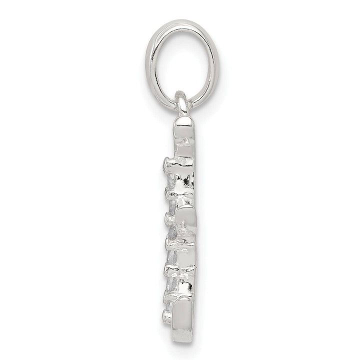 Lovely Rita's Pendants & Charms Sterling Silver CZ Initial E Charm Pendant