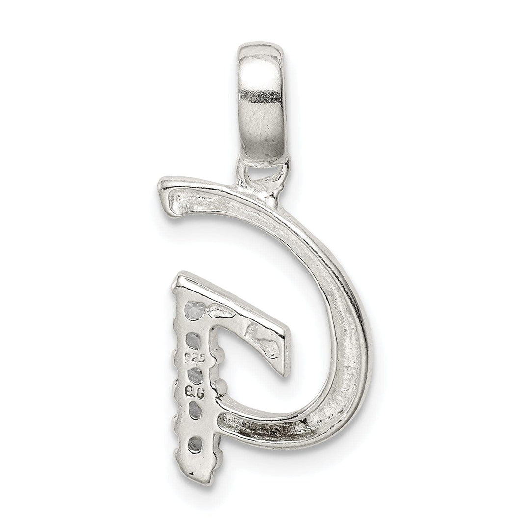 Lovely Rita's Pendants & Charms Sterling Silver CZ Initial G Charm Pendant