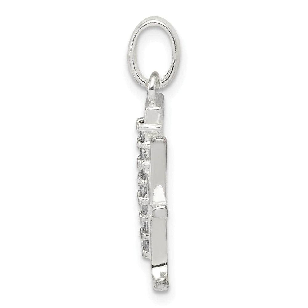 Lovely Rita's Pendants & Charms Sterling Silver CZ Initial H Charm Pendant