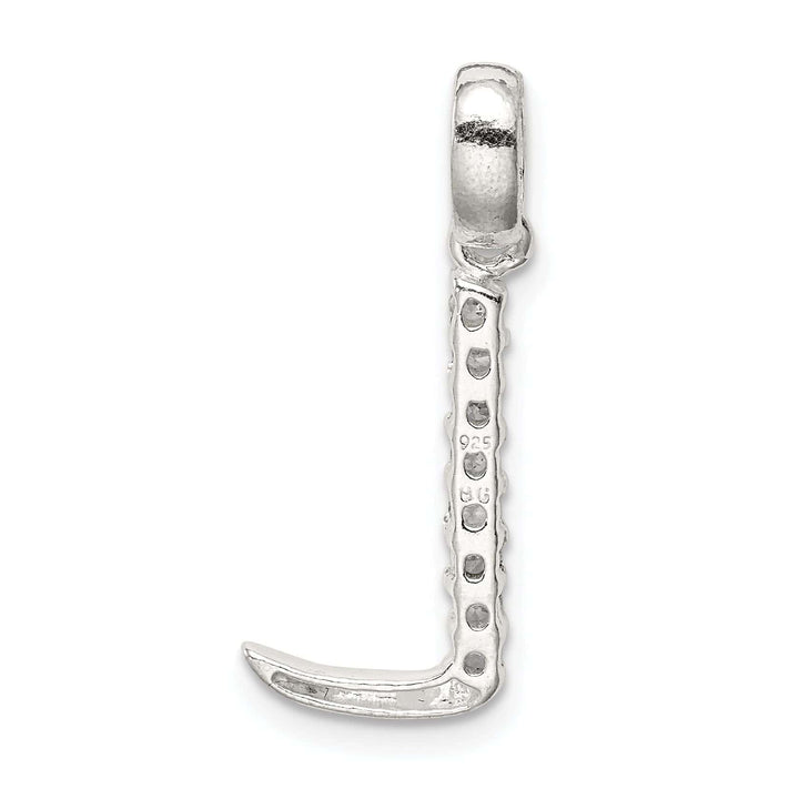 Lovely Rita's Pendants & Charms Sterling Silver CZ Initial L Charm Pendant