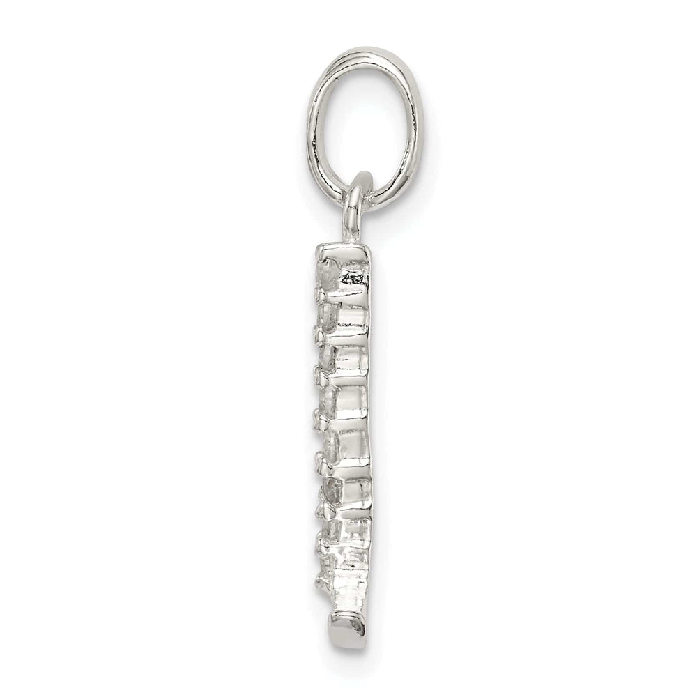 Lovely Rita's Pendants & Charms Sterling Silver CZ Initial L Charm Pendant