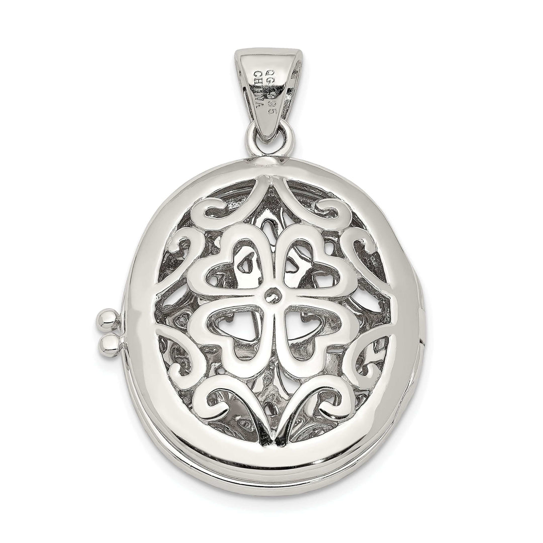 Lovely Rita's Pendants & Charms Sterling Silver CZ Locket