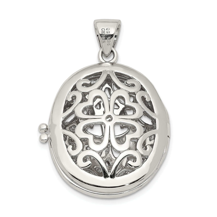 Lovely Rita's Pendants & Charms Sterling Silver CZ Locket