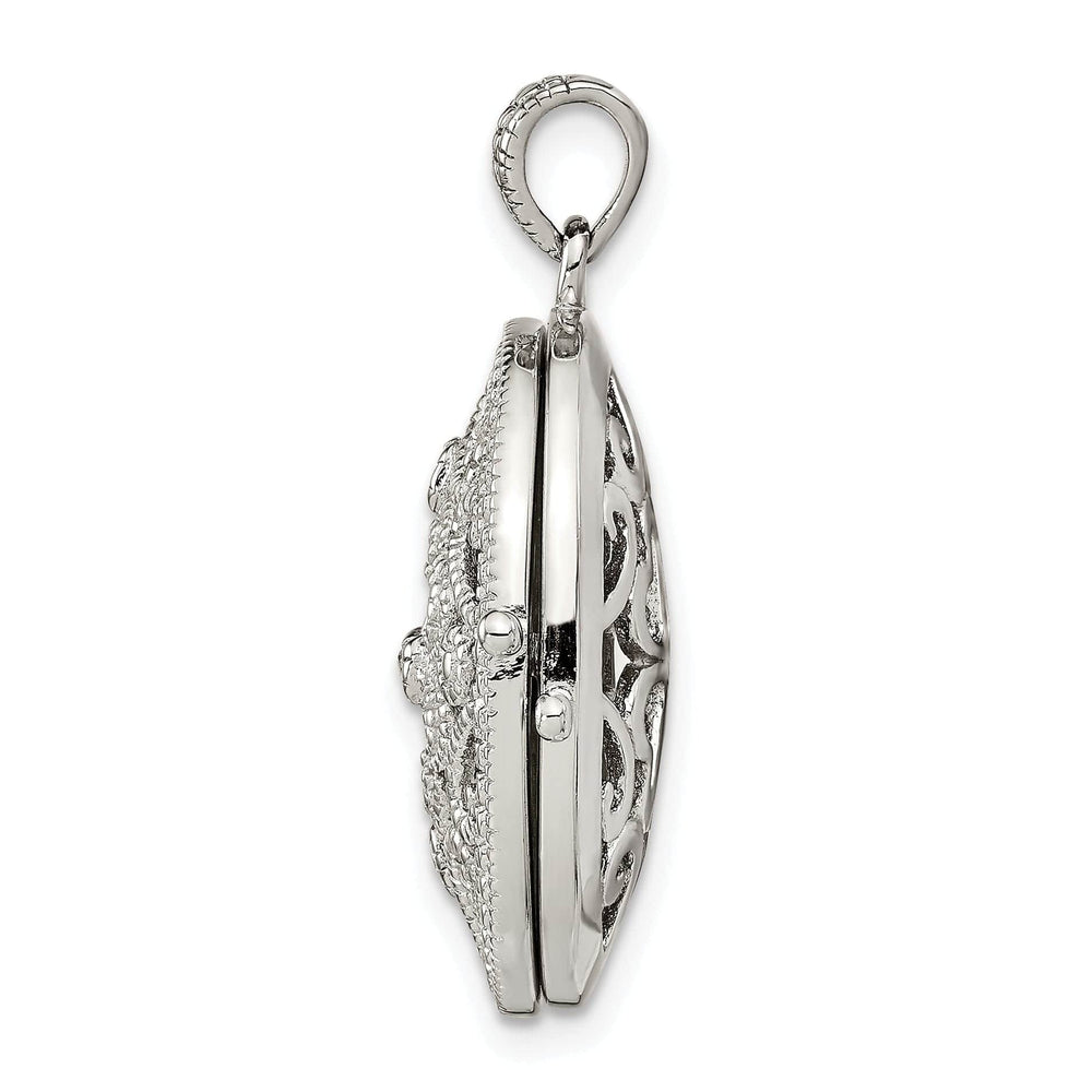Lovely Rita's Pendants & Charms Sterling Silver CZ Locket