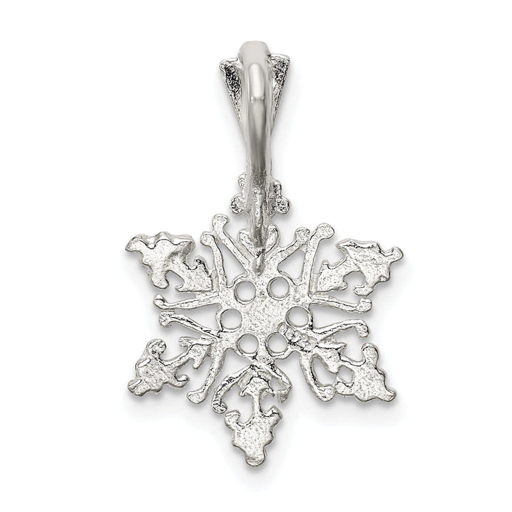 Lovely Rita's Pendants & Charms Sterling Silver Diamond Cut Snowflake Pendant