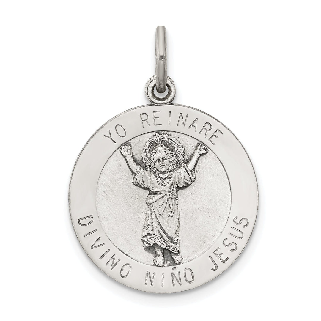 Lovely Rita's Pendants & Charms Sterling Silver Divino Nino Medal (Divine Infant J