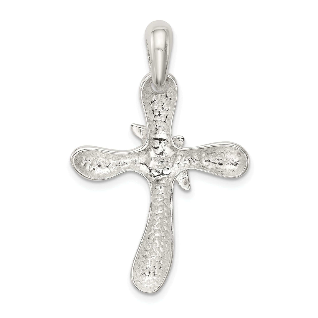 Lovely Rita's Pendants & Charms Sterling Silver Dove Cross Pendant