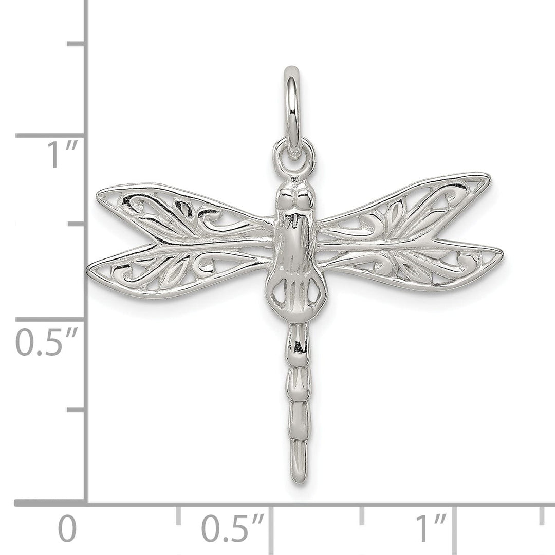 Lovely Rita's Pendants & Charms Sterling Silver Dragonfly Charm Pendant