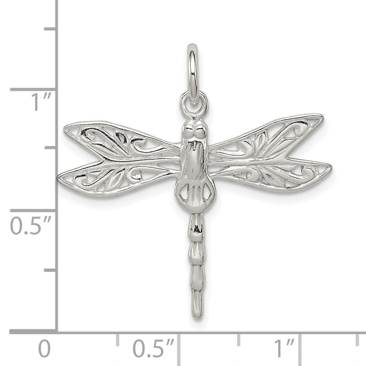 Lovely Rita's Pendants & Charms Sterling Silver Dragonfly Charm Pendant