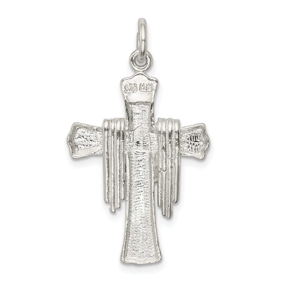 Lovely Rita's Pendants & Charms Sterling Silver Draped Cross Pendant