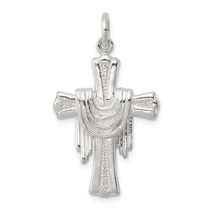 Lovely Rita's Pendants & Charms Sterling Silver Draped Cross Pendant