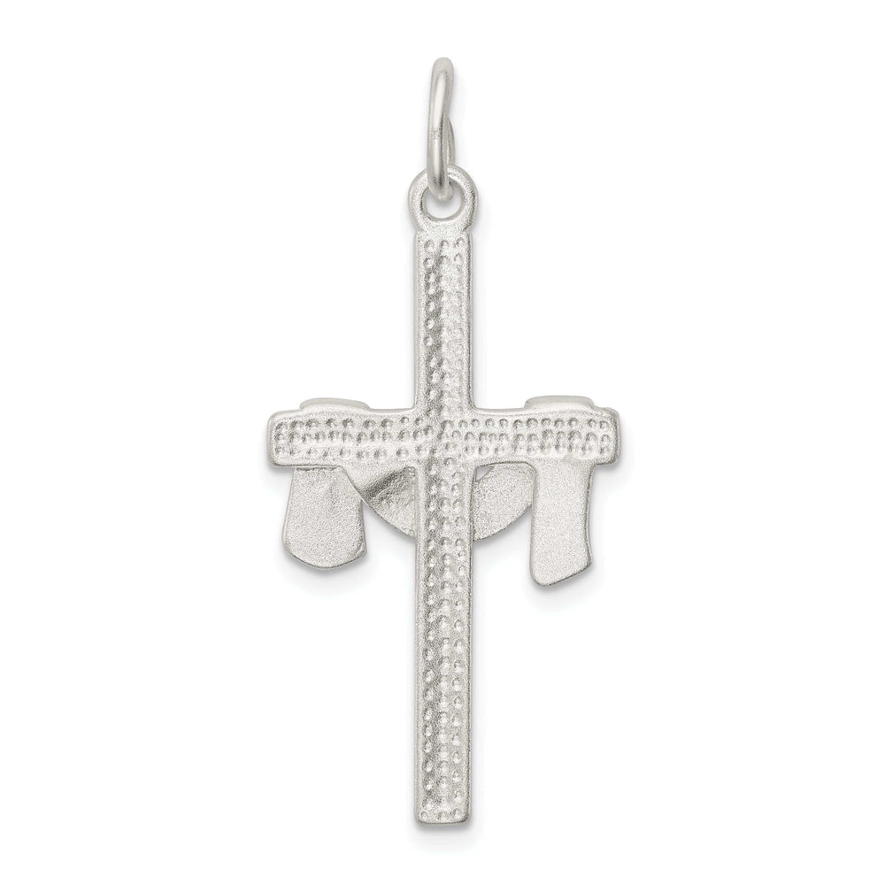 Lovely Rita's Pendants & Charms Sterling Silver Draped Cross Pendant