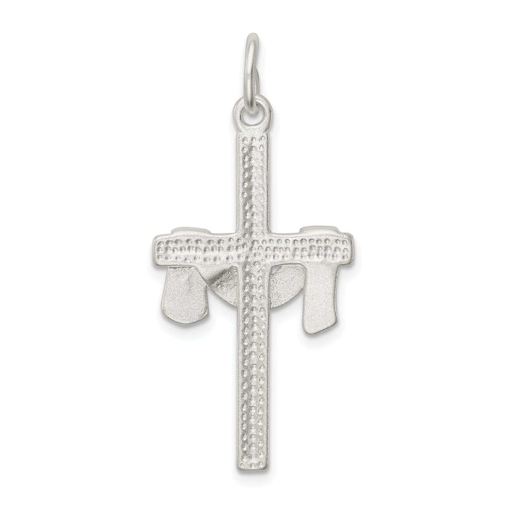 Lovely Rita's Pendants & Charms Sterling Silver Draped Cross Pendant