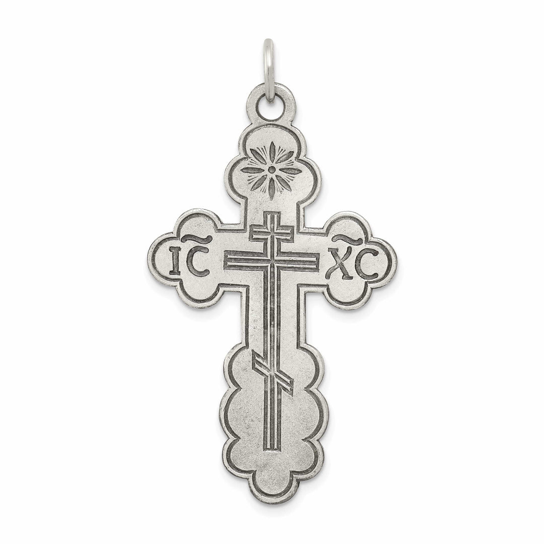 Lovely Rita's Pendants & Charms Sterling Silver Eastern Orthodox Cross Pendant