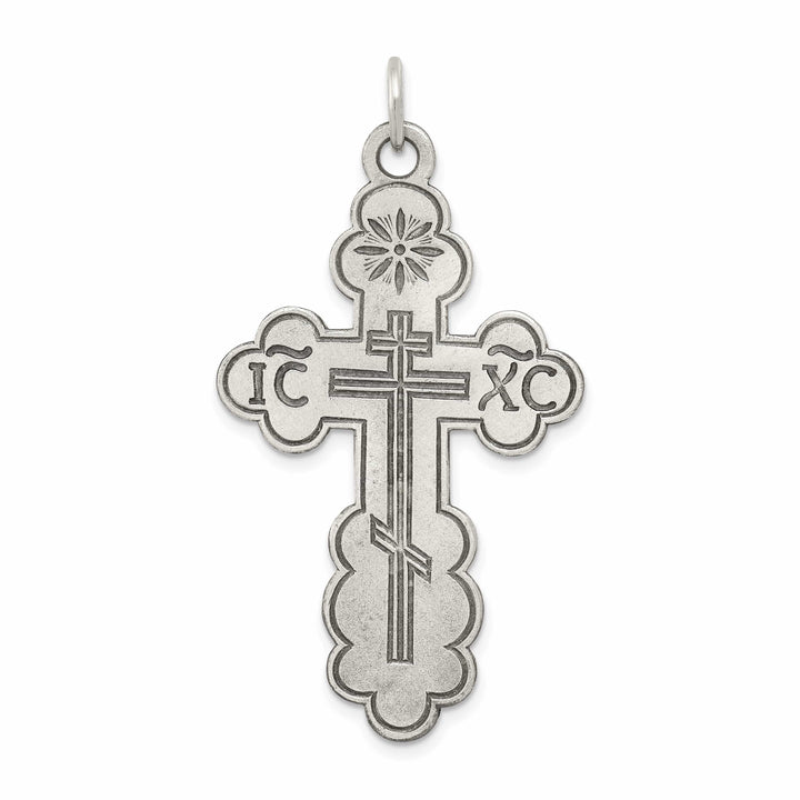 Lovely Rita's Pendants & Charms Sterling Silver Eastern Orthodox Cross Pendant