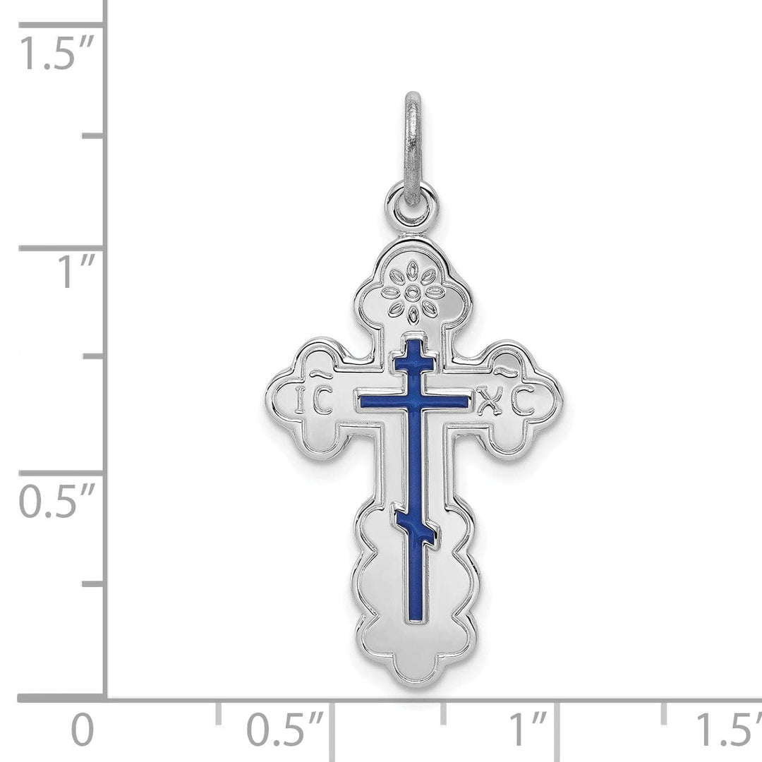 Lovely Rita's Pendants & Charms Sterling Silver Eastern Orthodox Cross Pendant