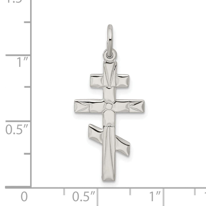 Lovely Rita's Pendants & Charms Sterling Silver Eastern Orthodox Cross Pendant