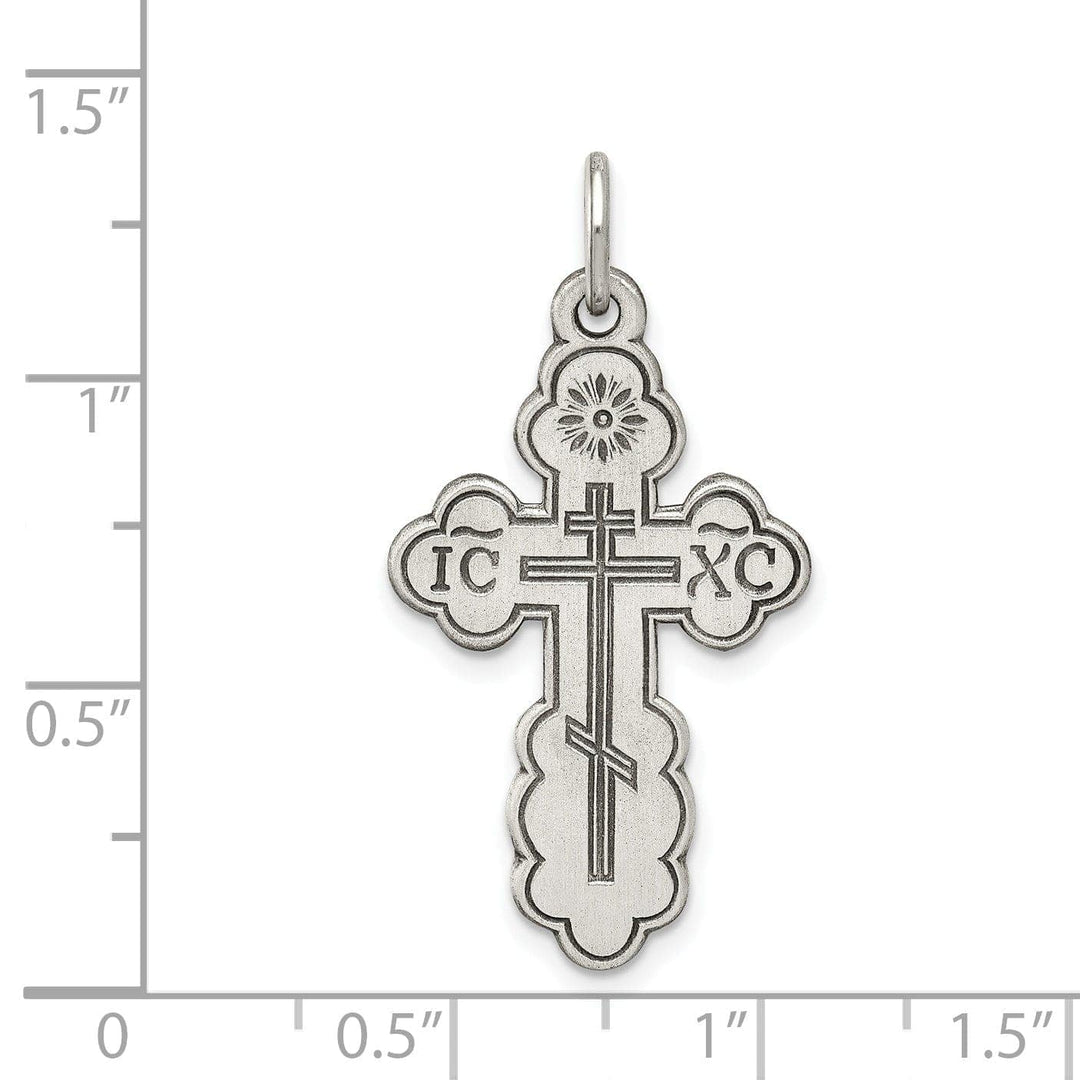 Lovely Rita's Pendants & Charms Sterling Silver Eastern Orthodox Cross Pendant
